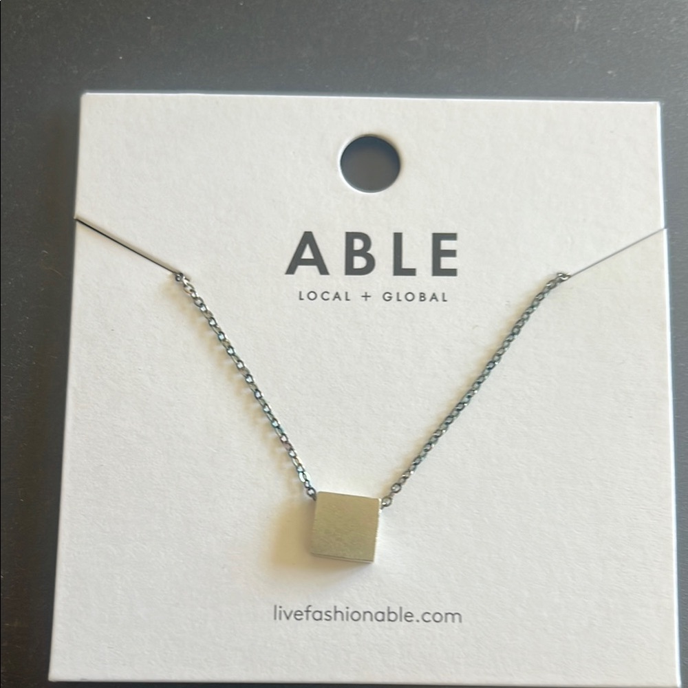 ABLE Silver Necklace